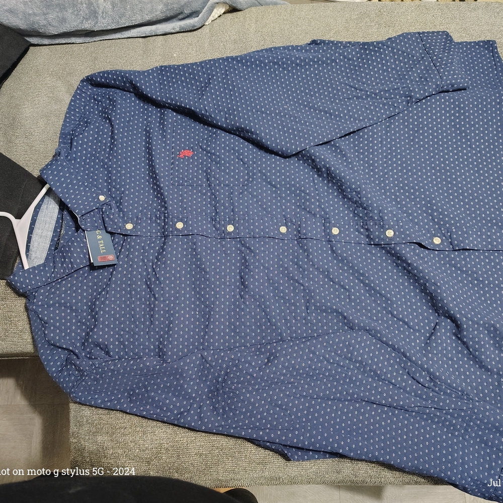 U.S. Polo Assn. Blue Casual Button Down Shirt